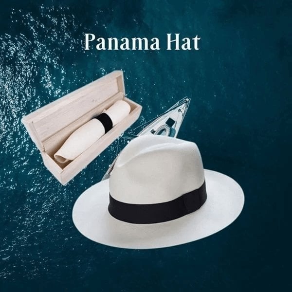 🌿Sombrero panamá clásico-sombrero para el sol a la moda 3583298